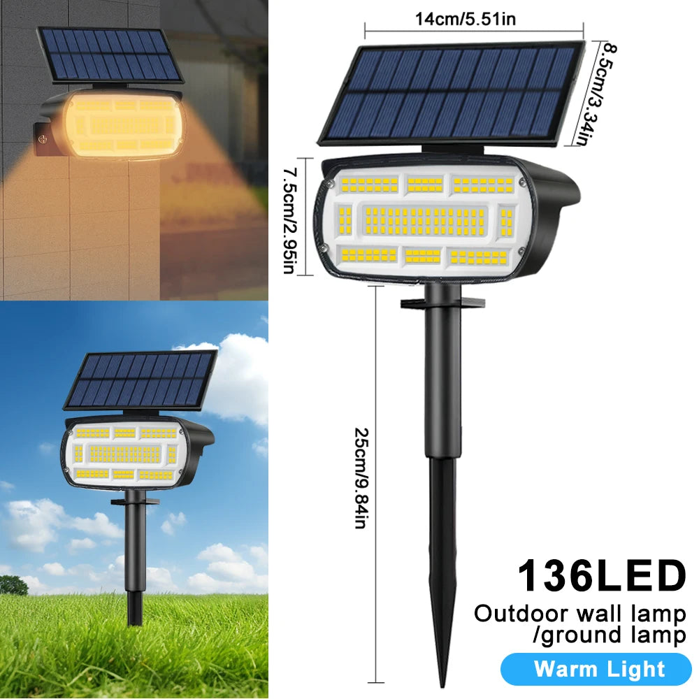 Solar LED Landscape Spotlights