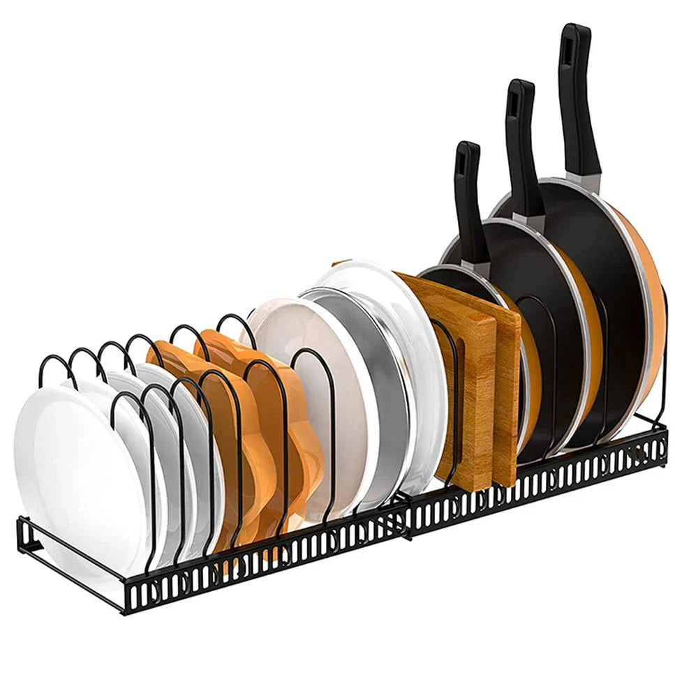 Adjustable Cookware Storage Rack