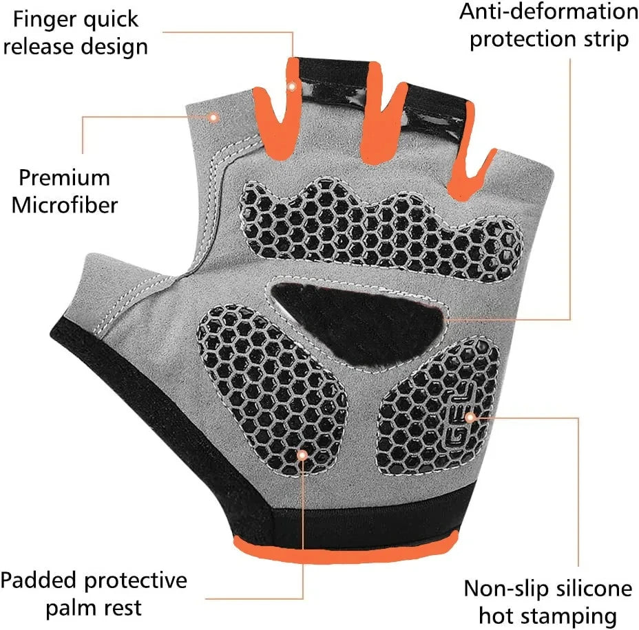 WRELS Breathable Anti-Slip Cycling Gloves