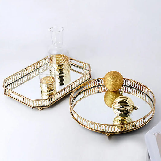 Mirror Glass Vanity Tray