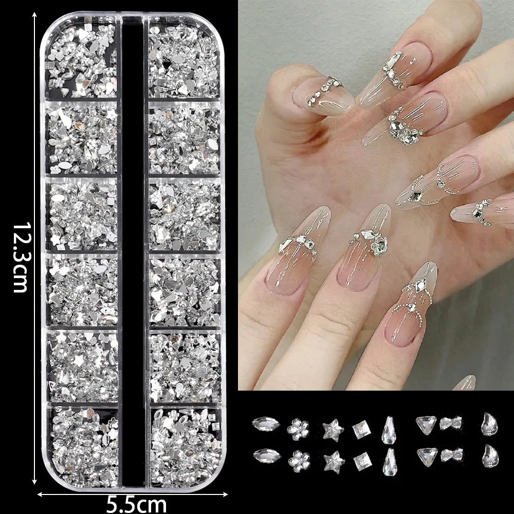 Mini Rhinestone Nail Art Kit