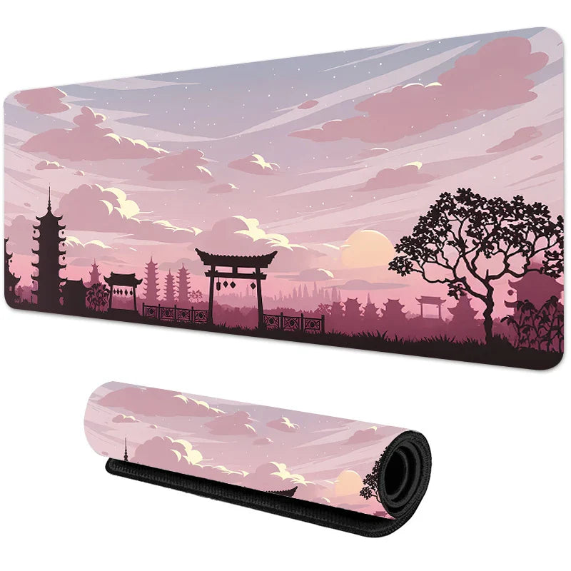 MRGLZY Sakura Scenery Gaming Mousepad