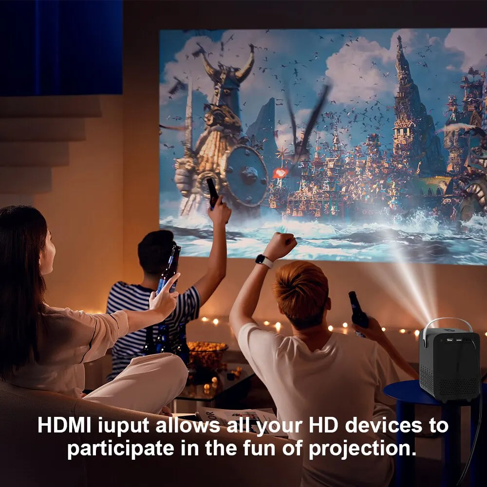 HONGTOP Mini 4K Projector