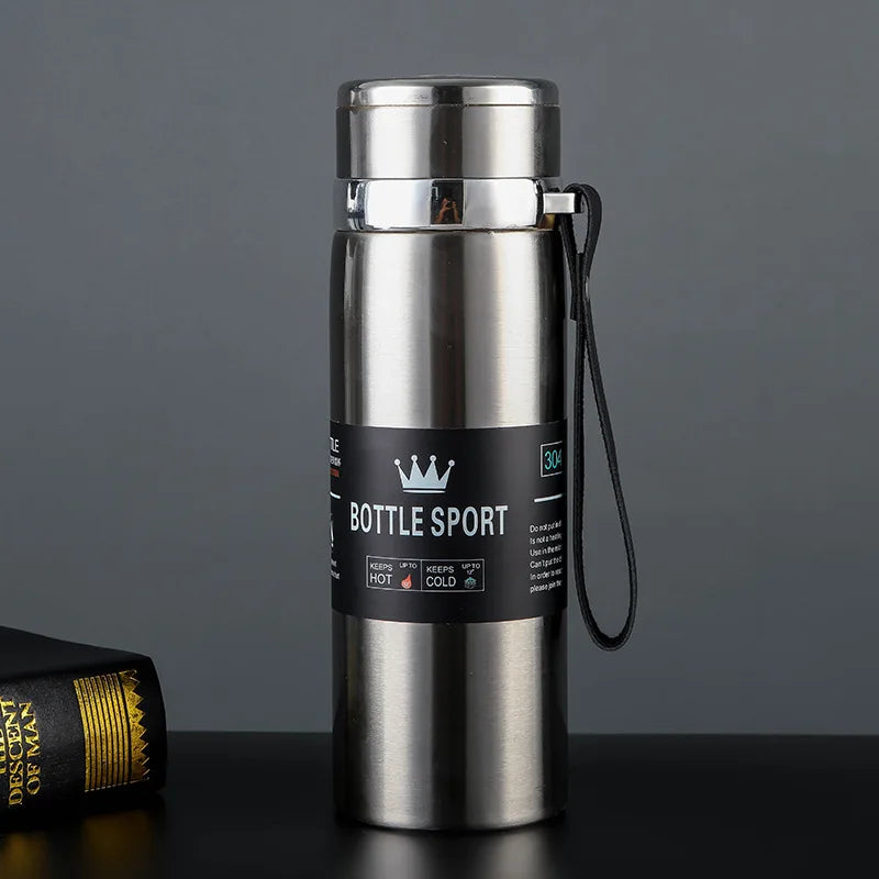 1L Stainless Steel Water Bottle For GYM