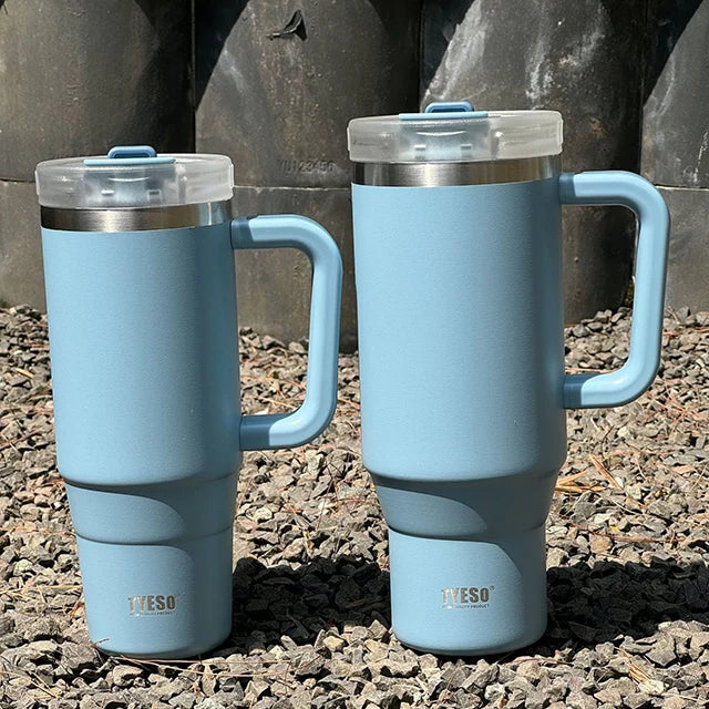 Tyeso 40oz With Handle Straw Tumbler