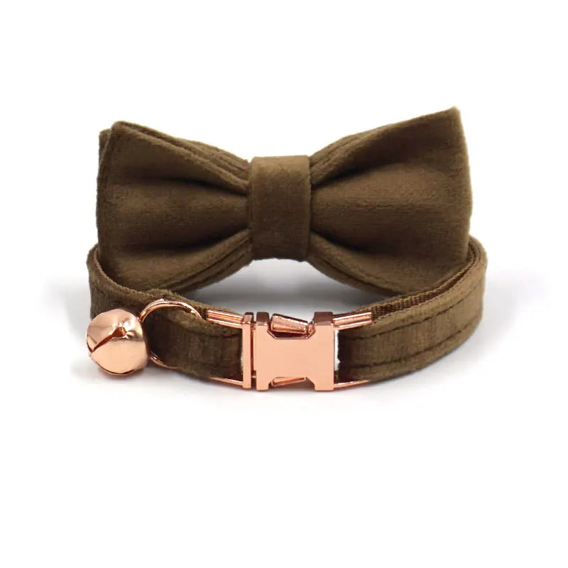 Personalized Velvet Cat Collar