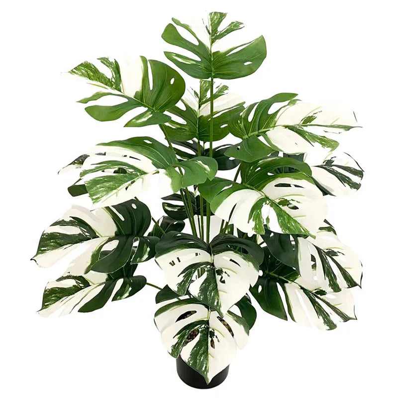 Large Artificial Monstera Tree