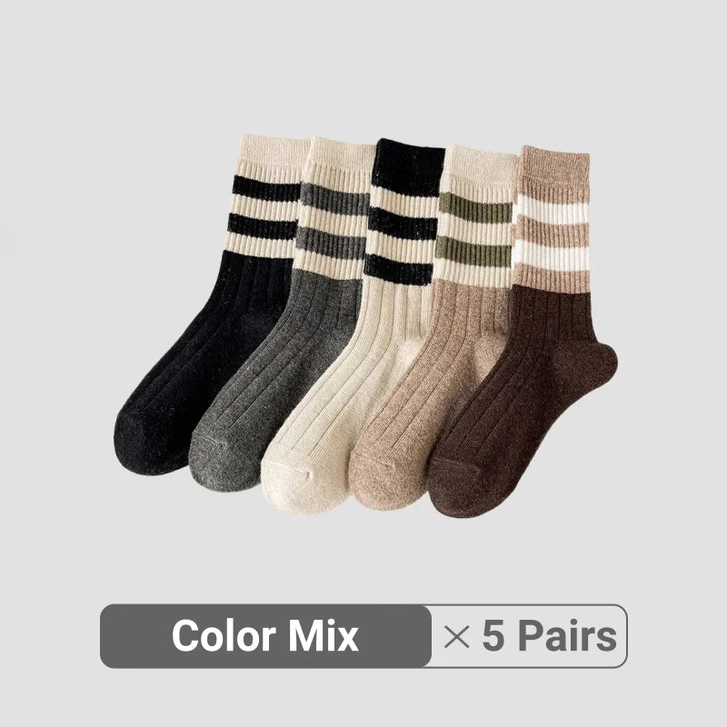 Women’s Striped Knitted Socks
