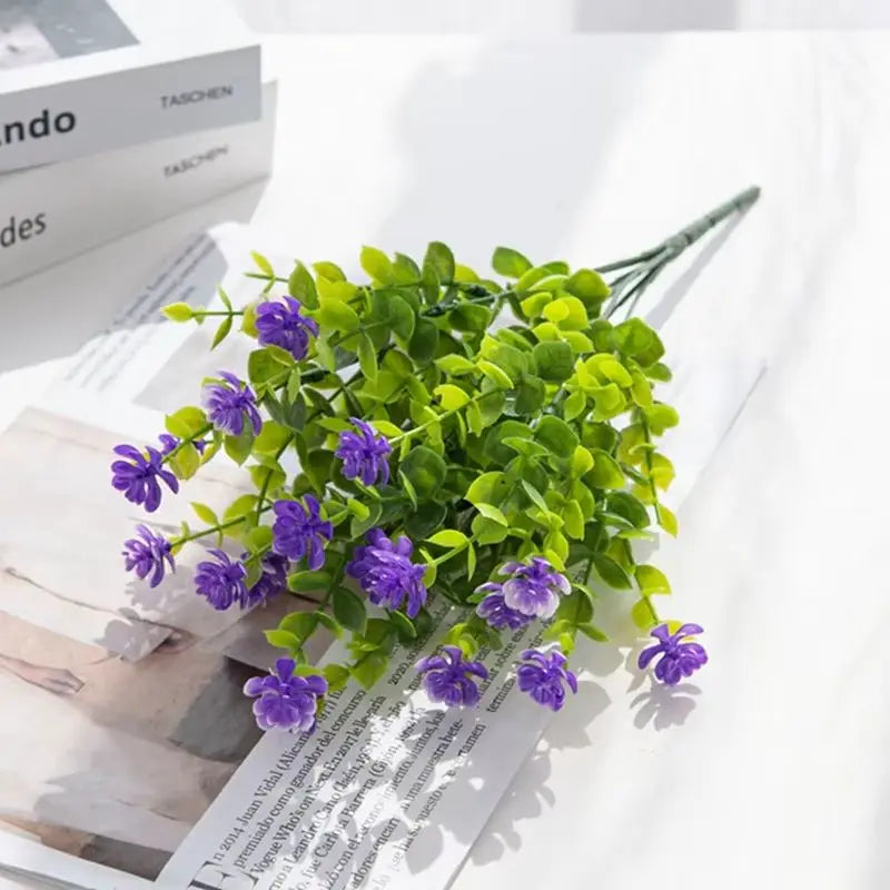 smr Artificial Eucalyptus Plant Décor