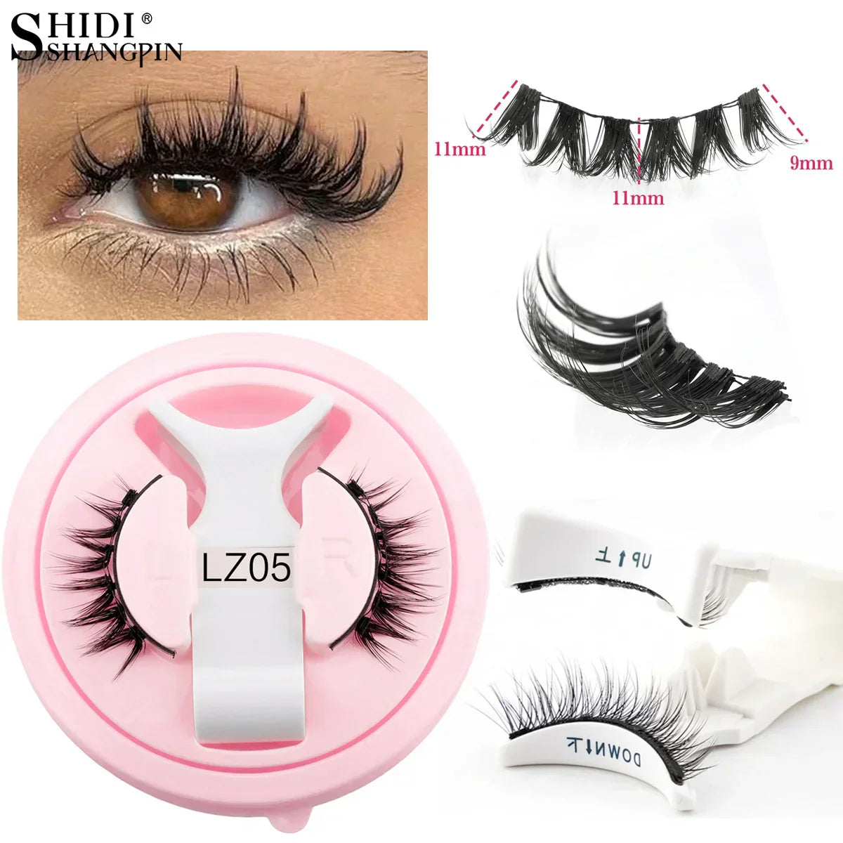 Fluffy Magnetic Eyelash Set