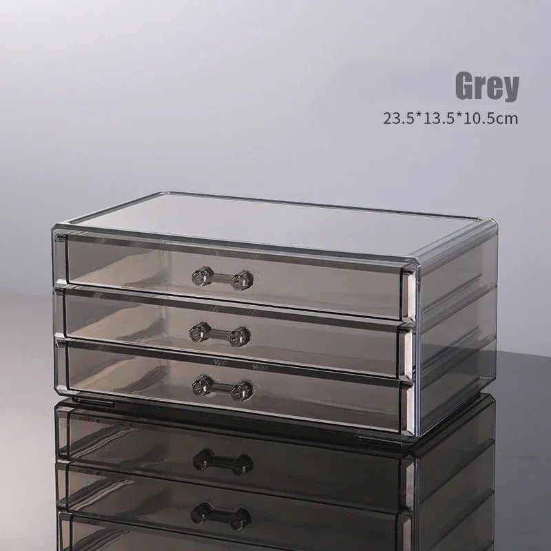 Acrylic Four-Drawer Makeup Organizer