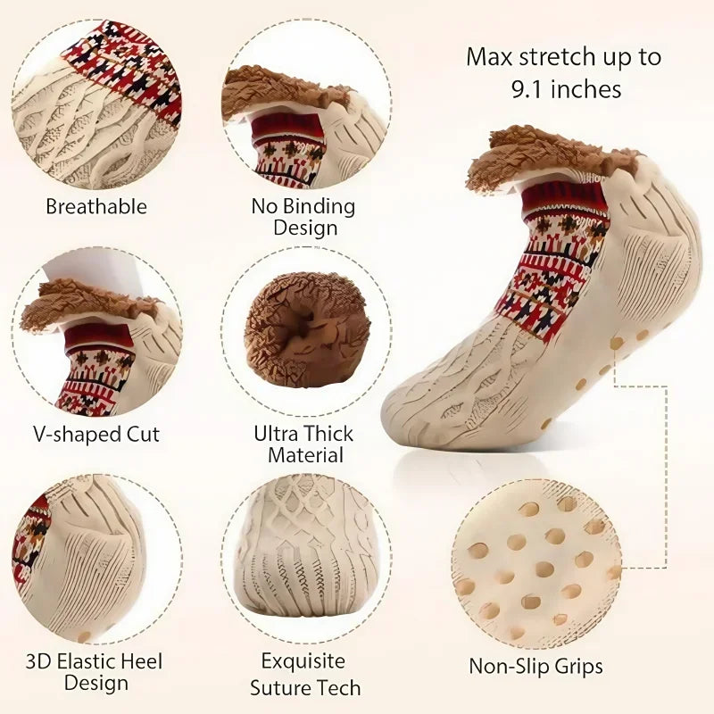 Women’s Fleece Slipper Socks