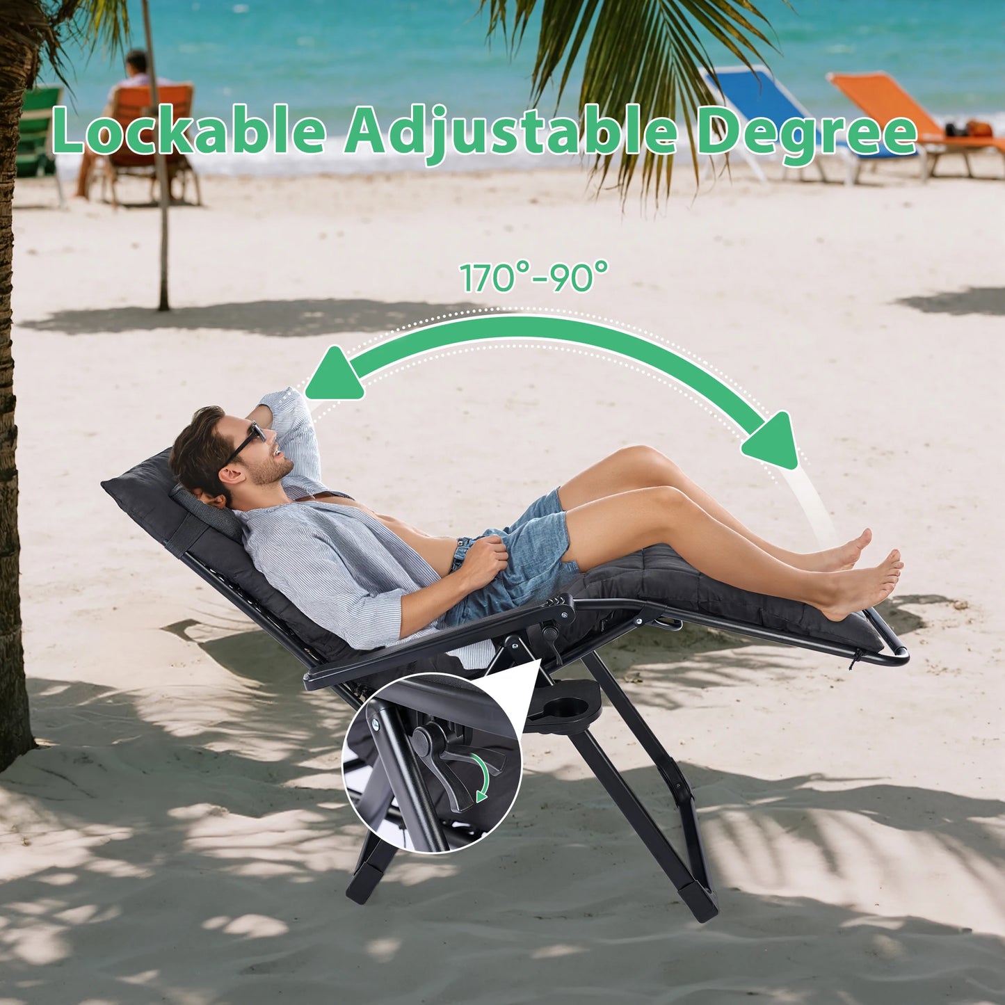 JHK Zero Gravity Lounge Chair