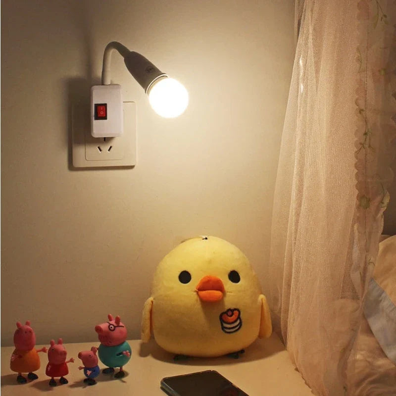 Flexible E27 Bulb Socket Extender