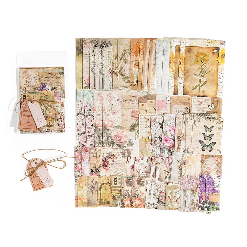 Vintage Scrapbook Paper Kit
