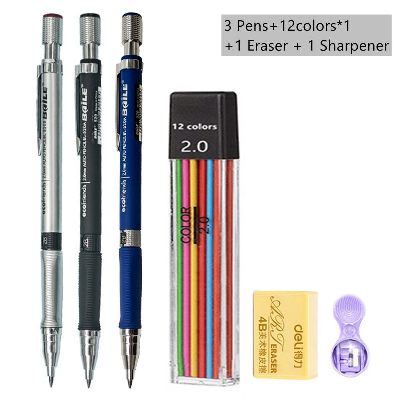 2.0mm Mechanical Pencil Set