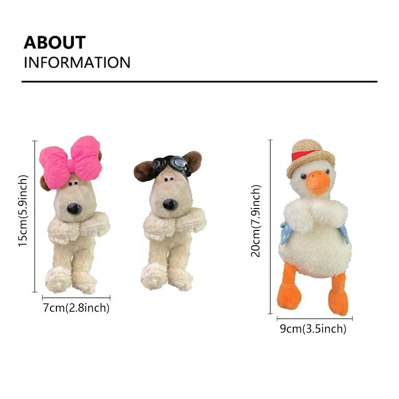 Kawaii Plush Puppy Car Ornaments