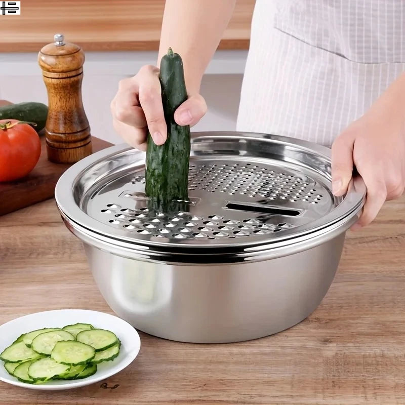 3-Piece Stainless Steel Strainer Set