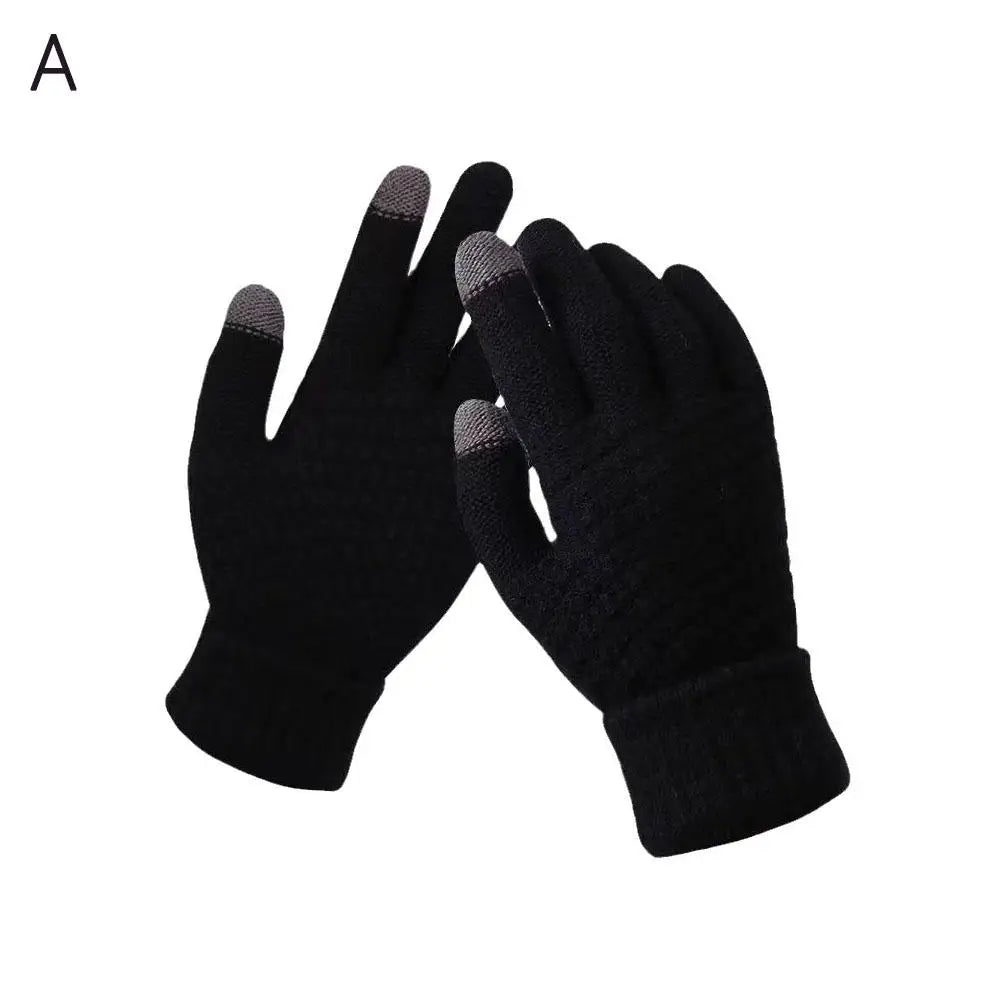Unisex Knit Touchscreen Gloves