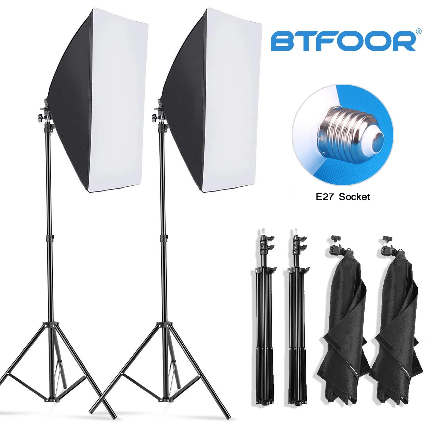 Softbox Photography Lighting Kit