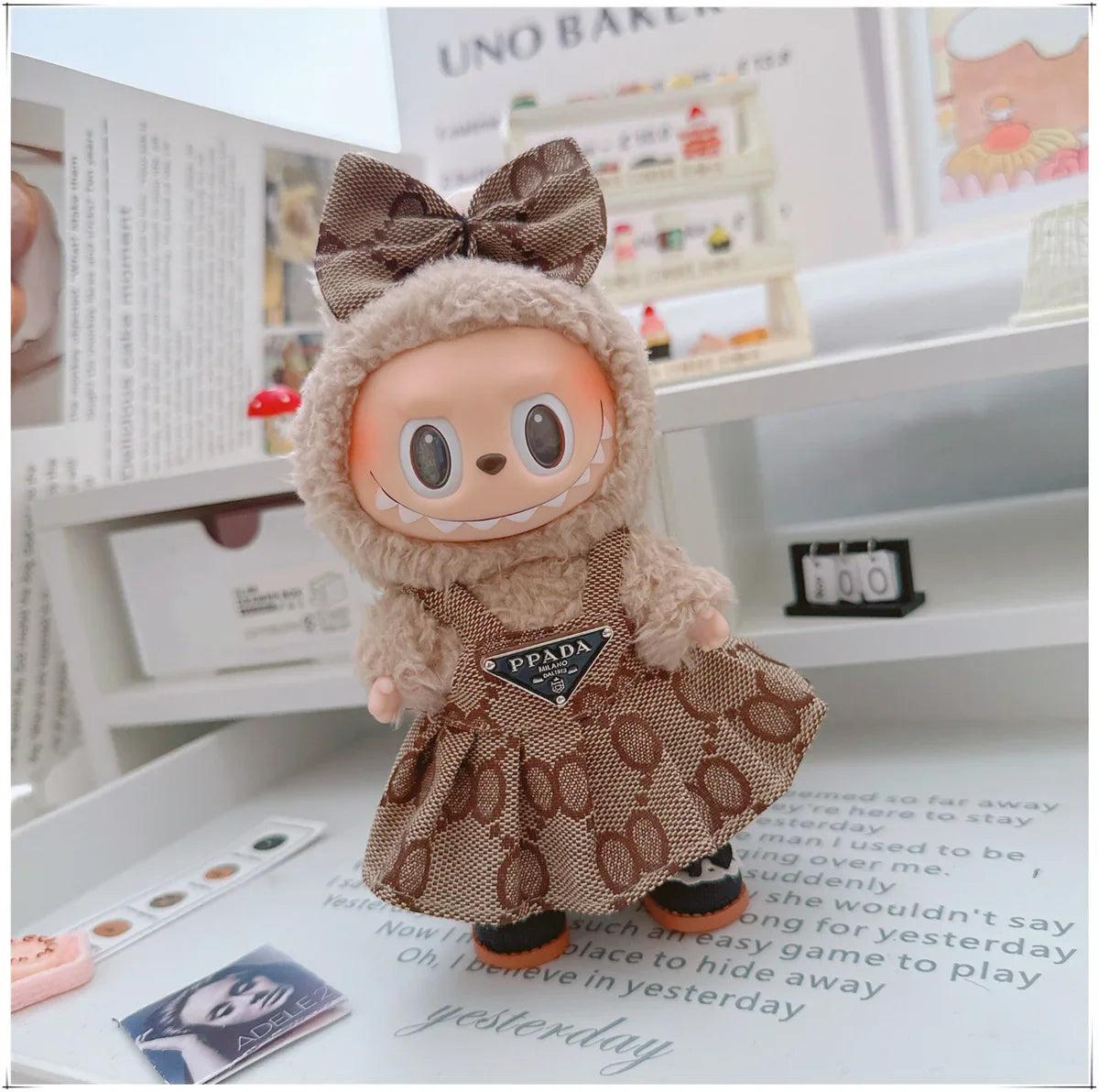 Labubu Sitting Party Outfit Set