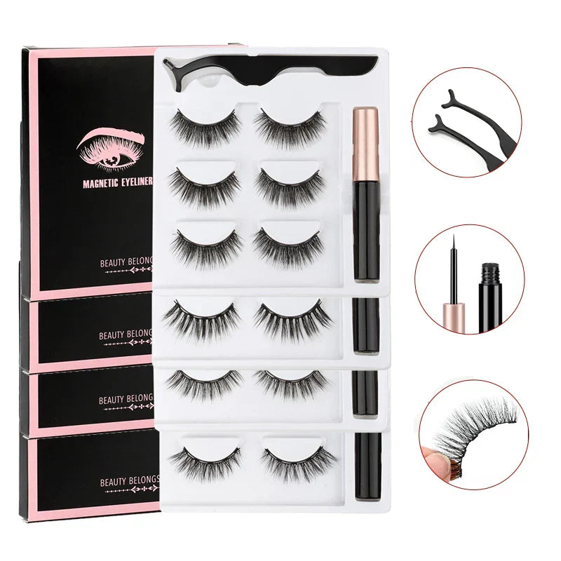 Magnetic 3D Mink Eyelashes Pair