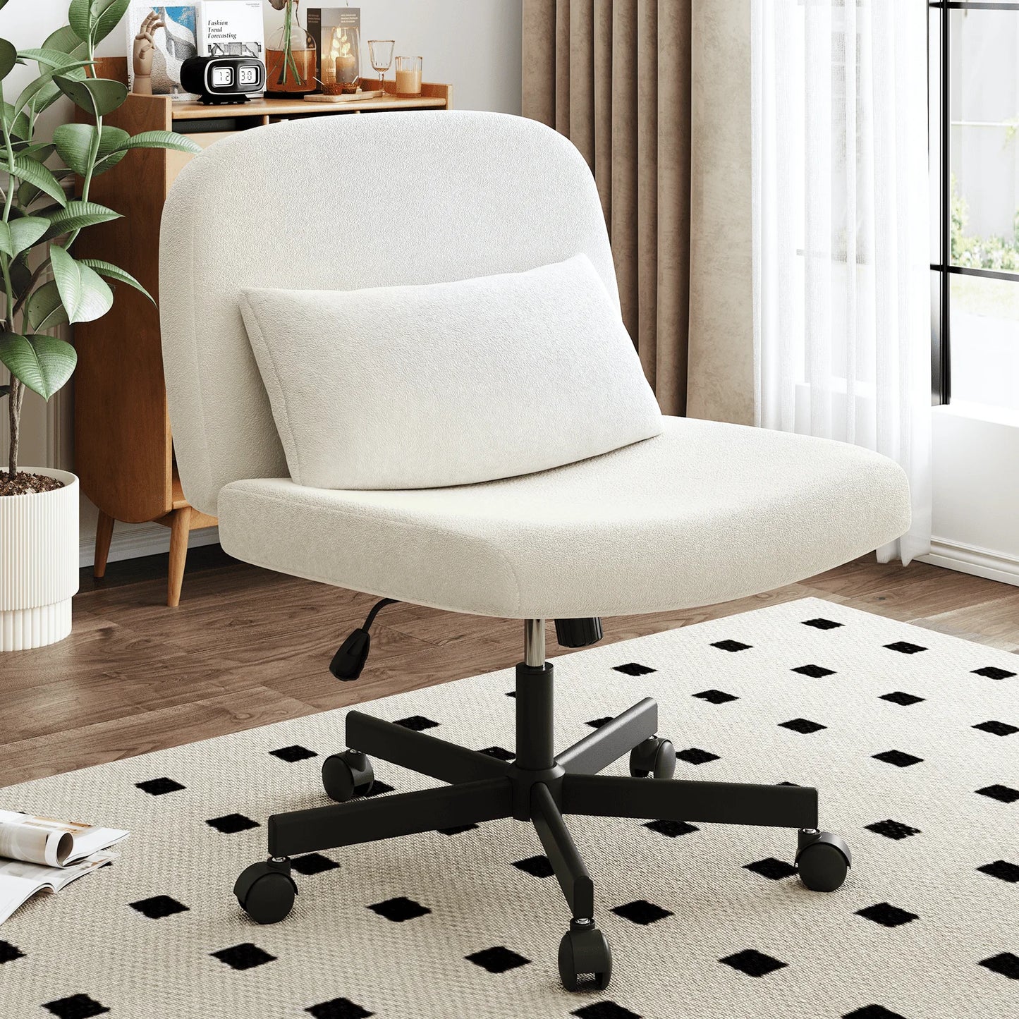 ONBRILL Massage Cross-Leg Office Chair