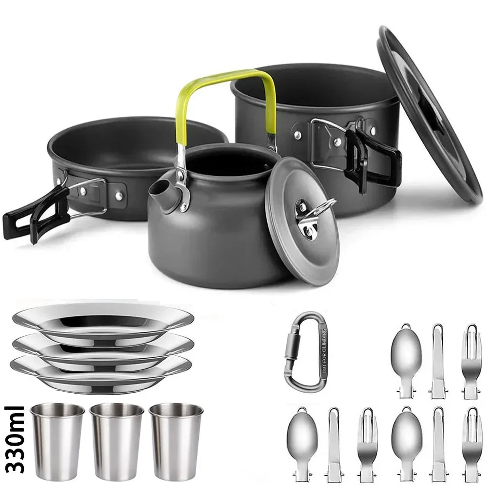 Outdoor Non-Stick Cookware Kit