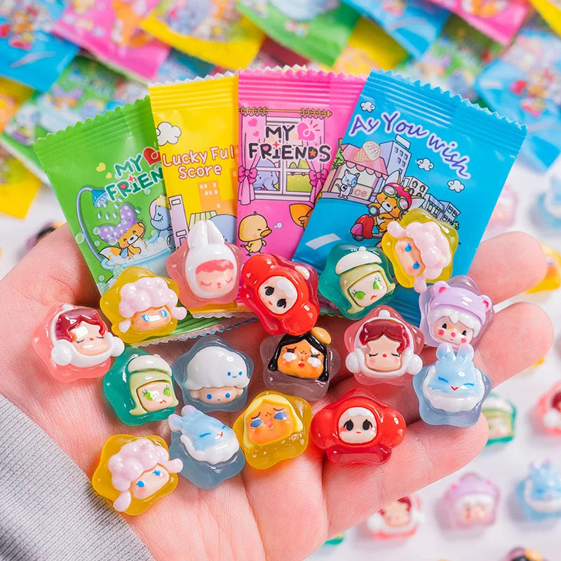 50pcs Labubu Random Pack Animal Action Figures