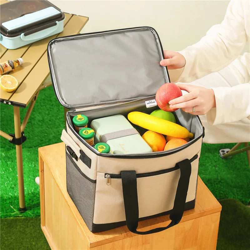 Large Collapsible Insulated Cooler Bag