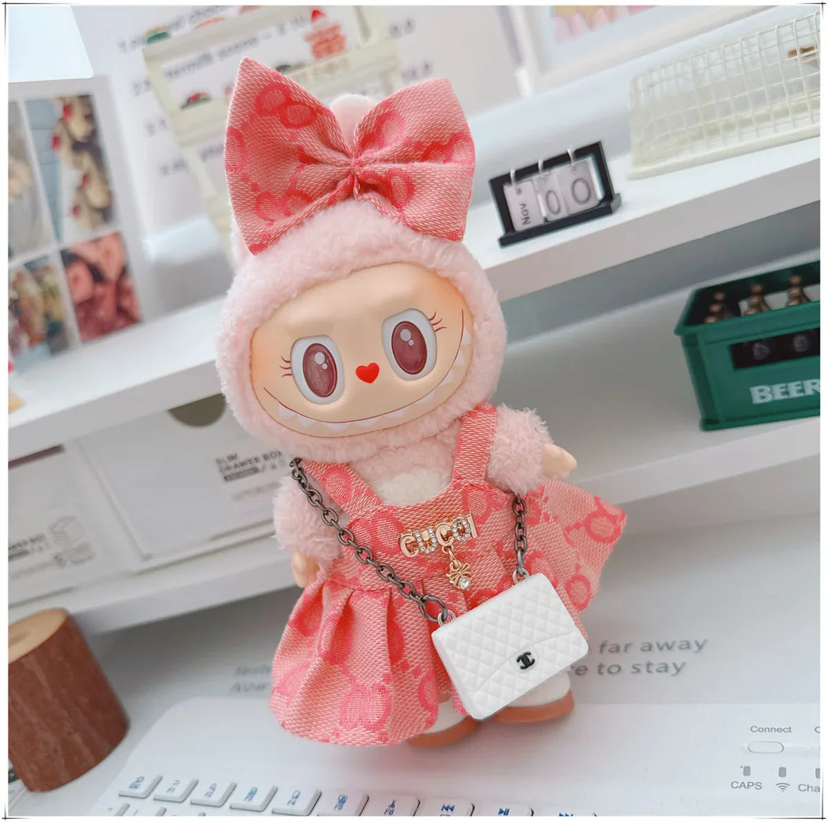 Labubu Sitting Party Outfit Set