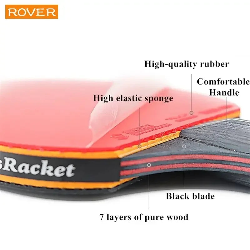 5/6 Star Table Tennis Racket Set