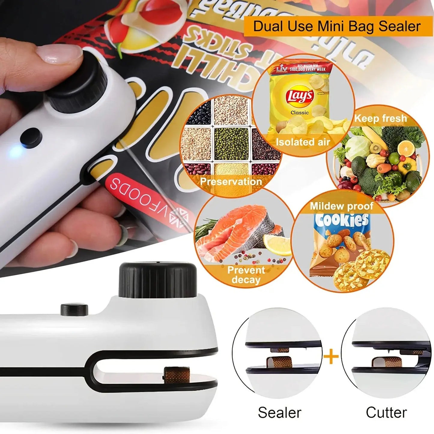 XMSJ USB Mini Heat Bag Sealer