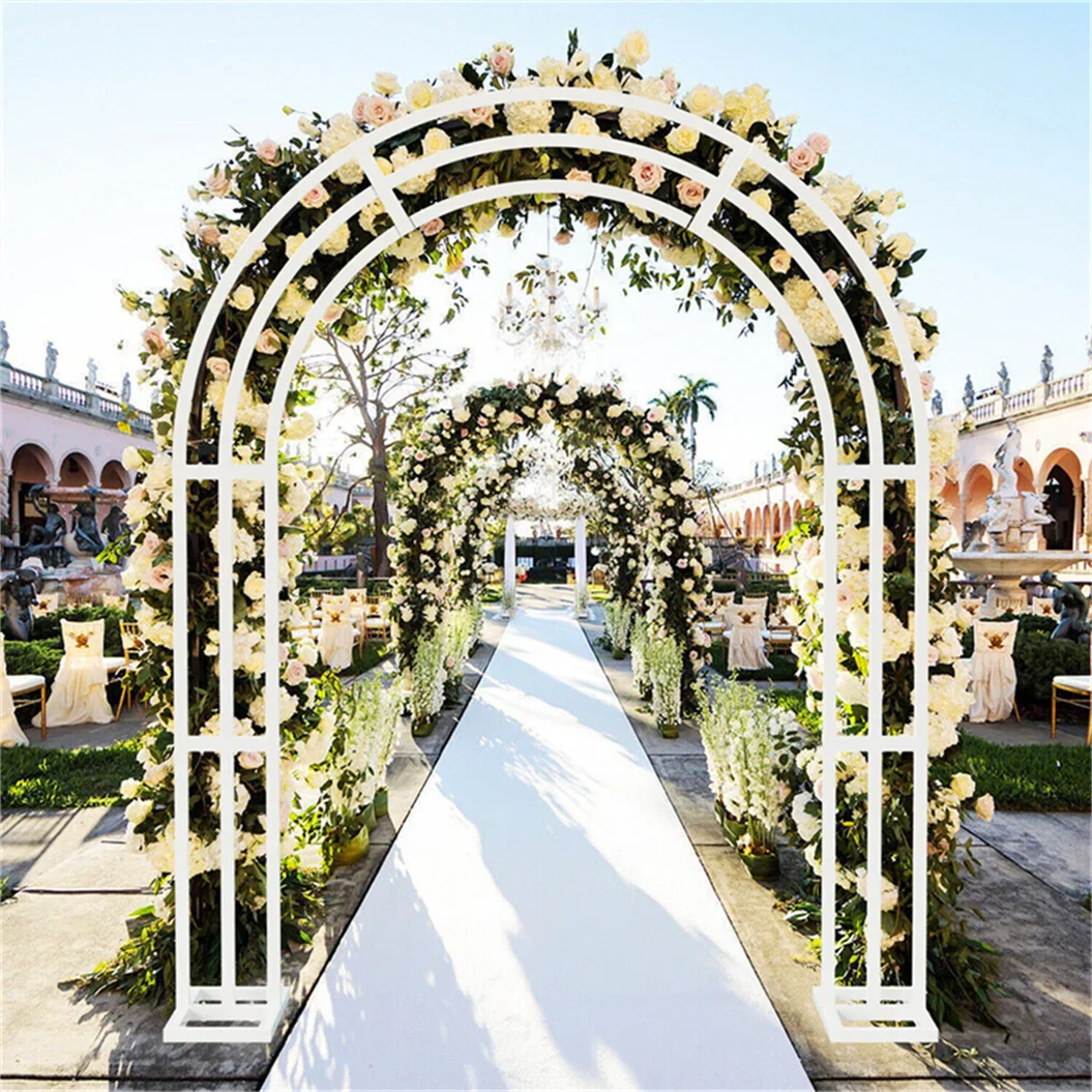 White Wedding Arch Stand