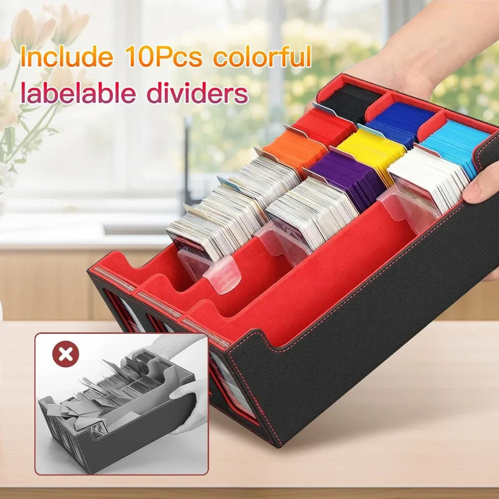 PU Leather Card Storage Box