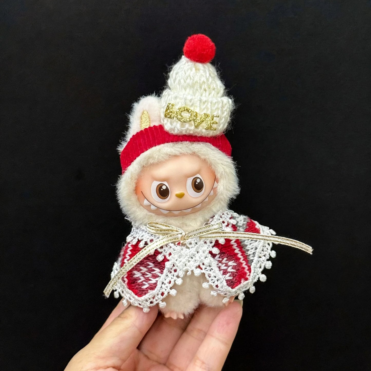 Labubu Christmas Strap Pants Set