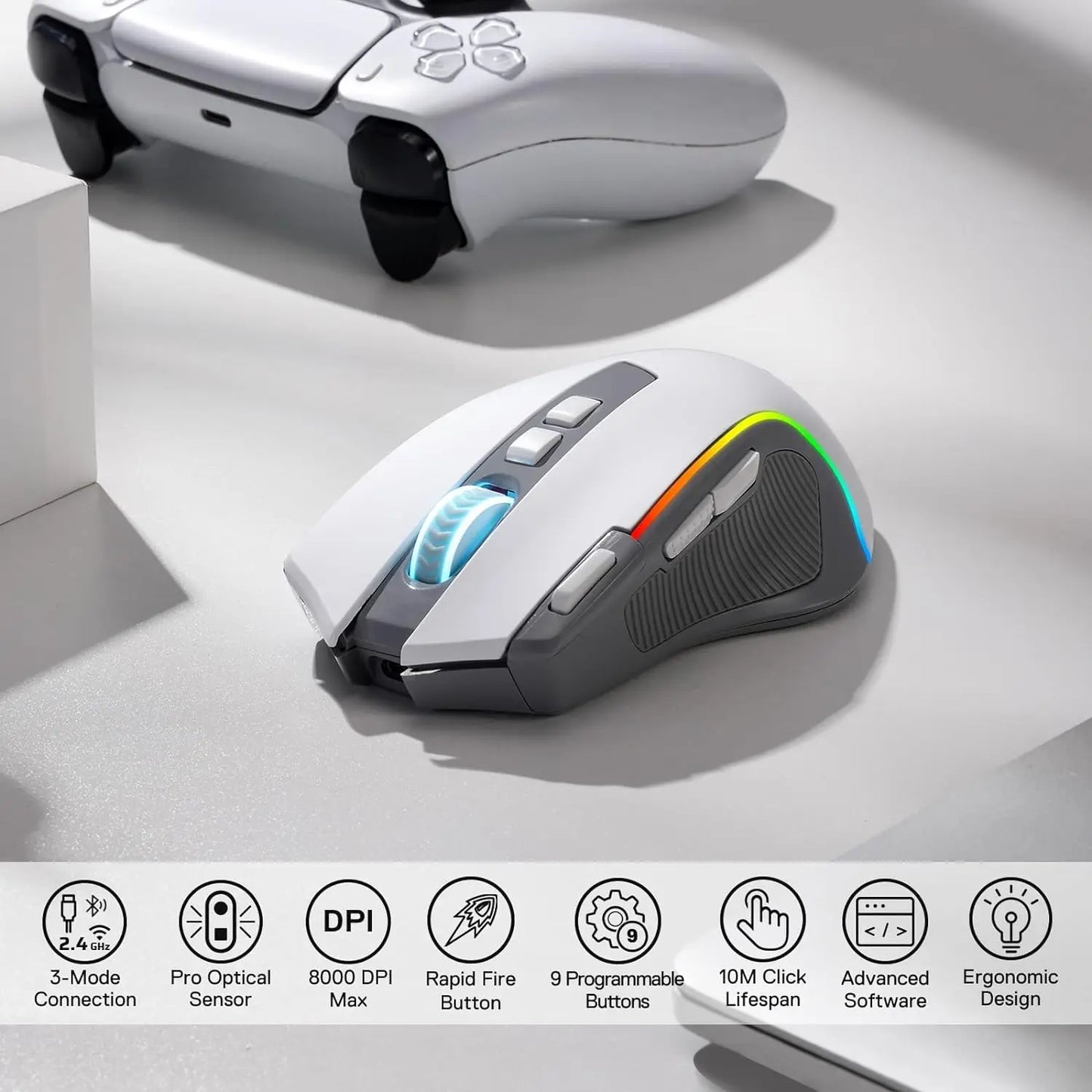 Redragon M612 PRO Wireless Gaming Mouse