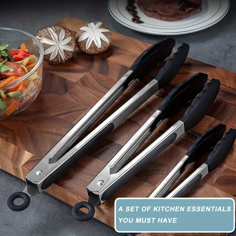 Heavy Duty Stainless Kitchen Tongs