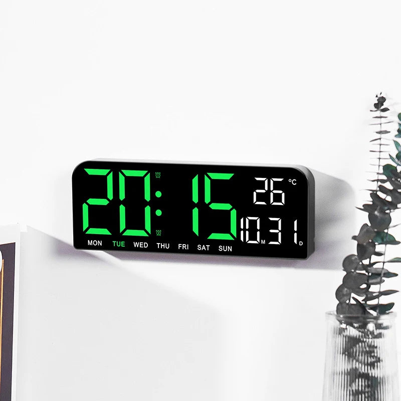Large LED Digital Wall Clock
