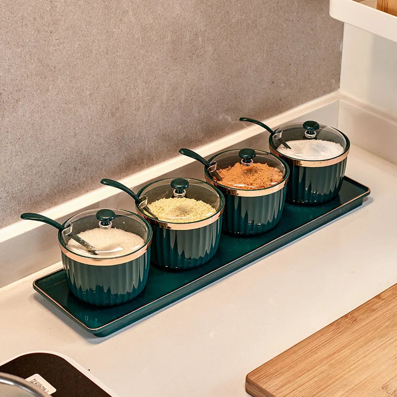 Luxury Kitchen Spice Jar Set