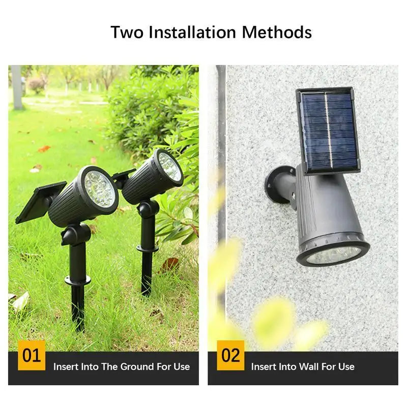 9LED Solar Garden Spotlights