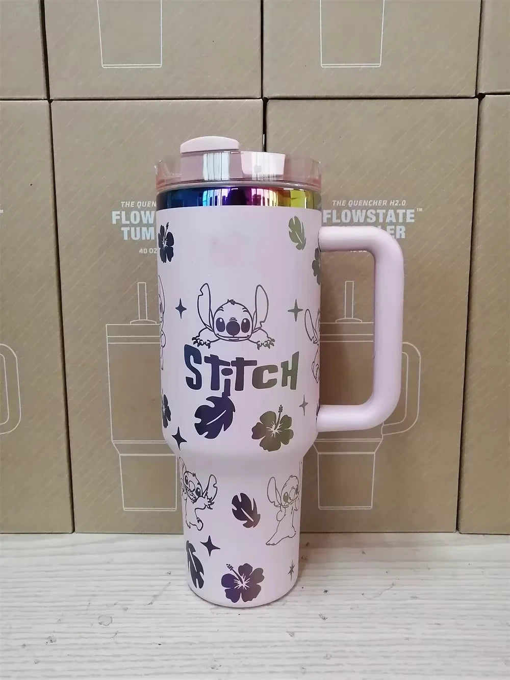 Bandai Miniso Stitch Stainless Steel Tumbler