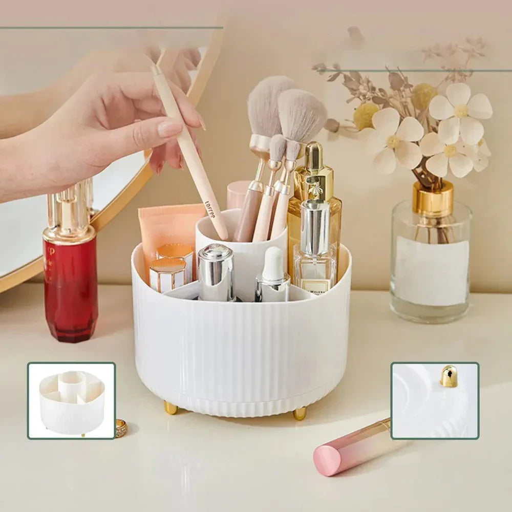 360° Rotating Makeup Organizer