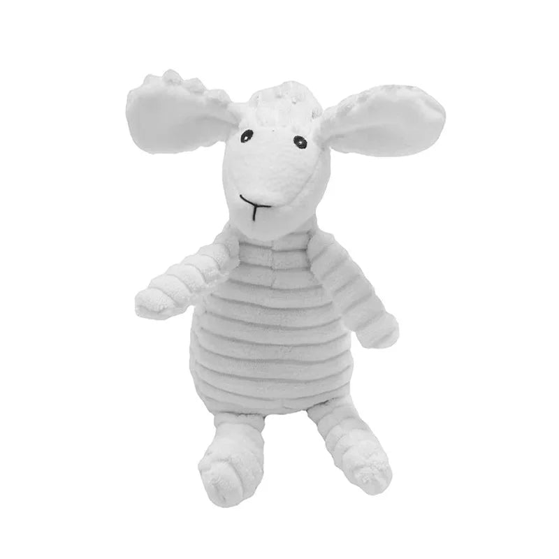 YOUSE Corduroy Donkey Dog Chew Toy