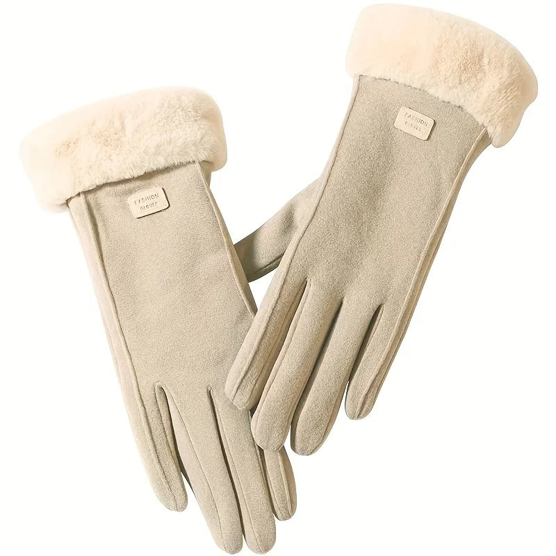 ZOCI Women’s Touchscreen Suede Gloves