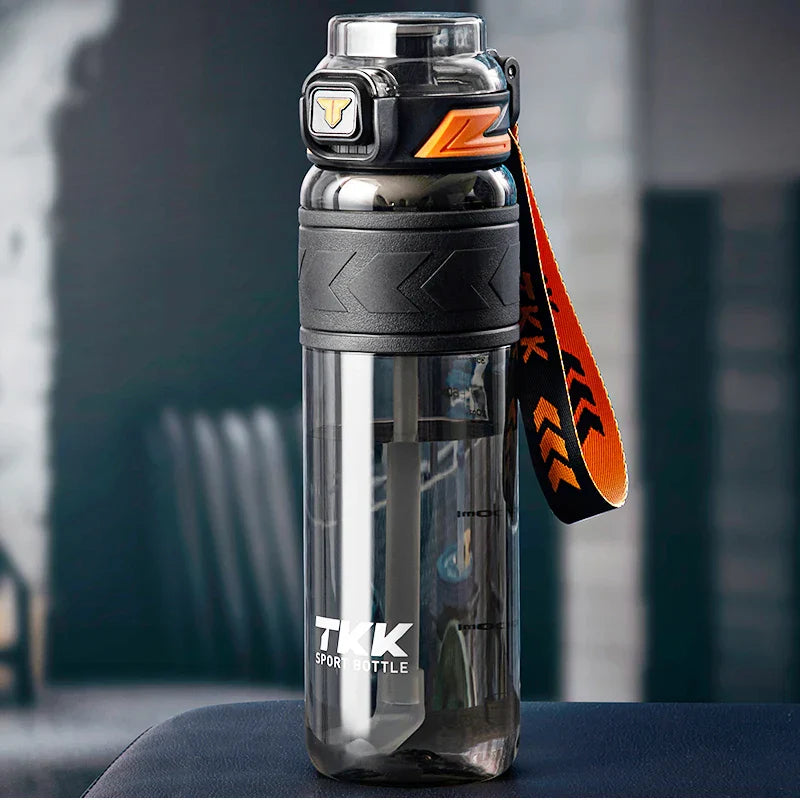 TKK Sports Water Bottle BPA free With Straw