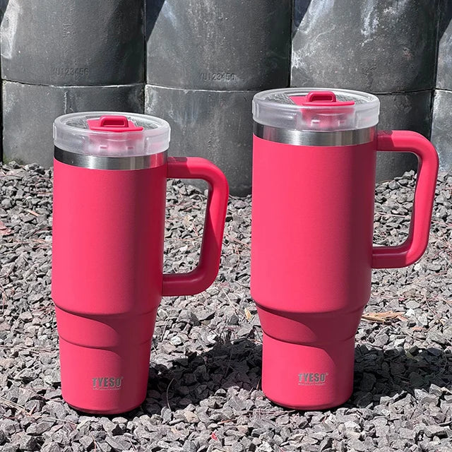 Tyeso 40oz With Handle Straw Tumbler