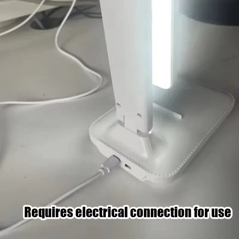 White LED Folding Desk Lamp