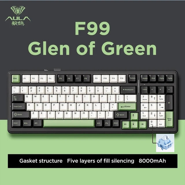 AULA F99 Gaming Mechanical Keyboard