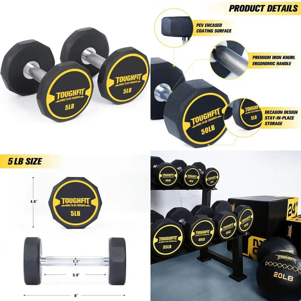 5-20lbs Dumbbell Set with Rack